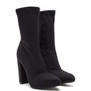 Incaltaminte Femei CheapChic Smooth Talker Pointy Chunky Booties Black