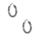 Bijuterii Femei GUESS Silver-Tone Mesh Hoop Earrings silver