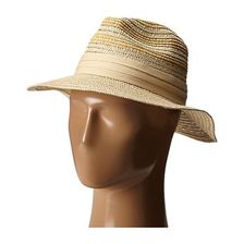 Accesorii Femei Vince Camuto Striped Fedora Hat Tan