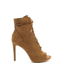 Incaltaminte Femei CheapChic Cool And In Control Faux Suede Booties Natural