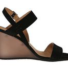 Incaltaminte Femei Marc by Marc Jacobs Suede Wedge Sandals Black