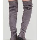 Incaltaminte Femei CheapChic Fashion Mastermind Thigh-high Boots Grey