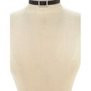 Bijuterii Femei Forever21 Satin Rhinestone Buckle Choker Blacksilver