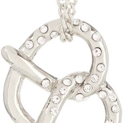 Marc by Marc Jacobs Salty Pretzel Pendant Necklace ARGENTO