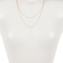 Vince Camuto Draped Chain Collar GOLD-CRYSTAL