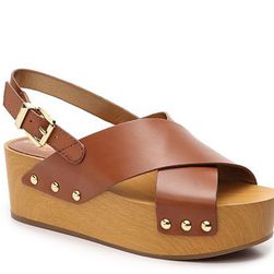 Incaltaminte Femei Sam Edelman Bentlee Wedge Sandal Cognac