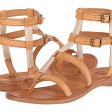 Incaltaminte Femei Frye Rachel Gladiator Natural Smooth Full Grain