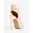 Incaltaminte Femei CheapChic Evelyn-60 Need To Please Bootie Nude
