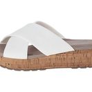 Incaltaminte Femei Rockport Land Boulevard Cross Slide Flatform Sandal White Stretch