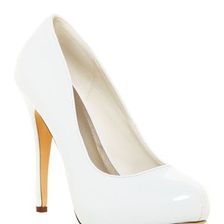 Incaltaminte Femei Michael Antonio Love Me Patent Pump WHITE2