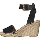 Incaltaminte Femei Soludos Open Toe Wedge Leather Black