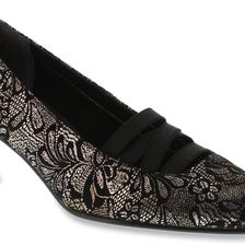 Walking Cradles Pamela Black Floral Lace