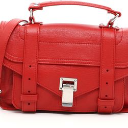 Proenza Schouler Lux Leather Ps1 Tiny Bag TRUE RED
