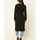 Bijuterii Femei Forever21 Hooded Longline Coat Black
