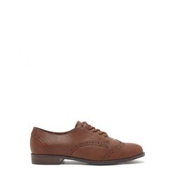 Incaltaminte Femei Forever21 Faux Leather Oxfords Camel