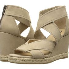 Incaltaminte Femei Frye Roberta Strap Wedge Cement Soft Nubuck