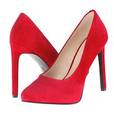 Nine West Leapafaith Red Suede