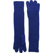Ralph Lauren Baby Waffle Stitch Long Touch Glove Blue