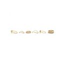 Bijuterii Femei Forever21 Spiral Rhinestone Ring Set Antique goldclear