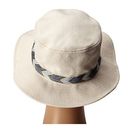 Accesorii Femei San Diego Hat Company CTH8023 Canvas Bucket Hat with Jacquard Trim Beige