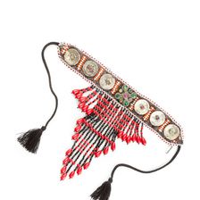 NIGHTmarket Collana Tribal Neckband VIOLA+ROSSO