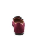 Incaltaminte Femei Audrey Brooke Lucia Flat Burgundy
