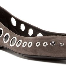 Rachel Zoe Fayler Pointed Flat WARM GREY