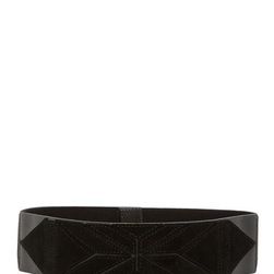 Accesorii Femei Vince Camuto Textured Stretch Waist Belt BLK