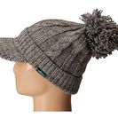 Accesorii Femei Woolrich Wool Blend Chunky Cable Knit Slouch Radar with Matching Pom Grey