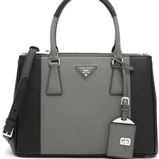 Prada Borsa Saffiano Lux Galleria NERO+MERCURIO