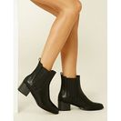 Incaltaminte Femei Forever21 Faux Leather Chelsea Boots Black