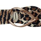 Incaltaminte Femei Havaianas Slim Animals Flip Flops BeigeRose Gold