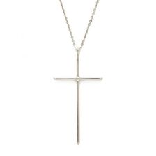 Bijuterii Femei Forever21 Cross Pendant Necklace Silver