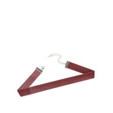 Bijuterii Femei CheapChic Simply 90s Chic Faux Leather Choker Burgundy