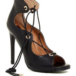 Incaltaminte Femei Elegant Footwear Blairy Lace-Up Heel BLACK