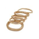 Bijuterii Femei Forever21 Tube Chain Bracelet Set Gold