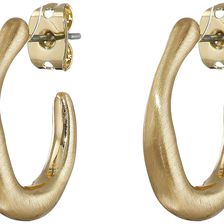 Karen Kane New Moon Huggie Earrings Gold