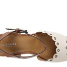 Incaltaminte Femei COACH April ChalkSaddle Vegan LeatherPebble Grain Leather