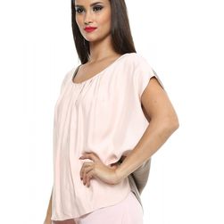 Bluza in doua culori, cu maneca scurta, Giorgal