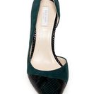 Incaltaminte Femei Cole Haan Highline Snake Embossed Cap Toe Pump DARK SPRUC