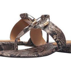 Incaltaminte Femei Calvin Klein Aiden Natural Snake Print Leather