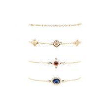 Bijuterii Femei Forever21 Chain Link Bracelet Set Goldmulti