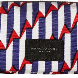 Marc Jacobs Arrow Head Printed Biker Cosmetics Landscape Pouch Paris Blue Kiss Multi