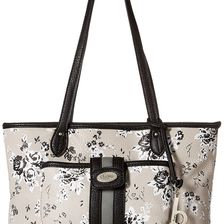 b.o.c. Shalimar Floral Tote White/Black