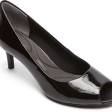 Rockport Finula Peep Black Patent