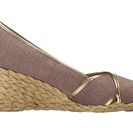 Incaltaminte Femei LAUREN Ralph Lauren Cecilia II BrownRL Gold Jersey KnitMet Kid PU