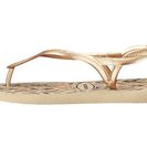 Incaltaminte Femei Havaianas Luna Animals Flip Flops Sand GreyNew Gold