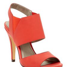 Incaltaminte Femei Michael Antonio Loop Peep Toe Heel Red
