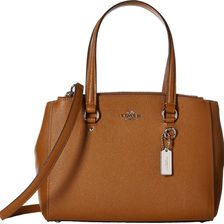 COACH Crossgrain Mini Double Zip Carryall SV/Saddle