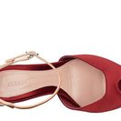 Incaltaminte Femei Alexander McQueen Sandal Tessu SCuoio BordeauxPettic